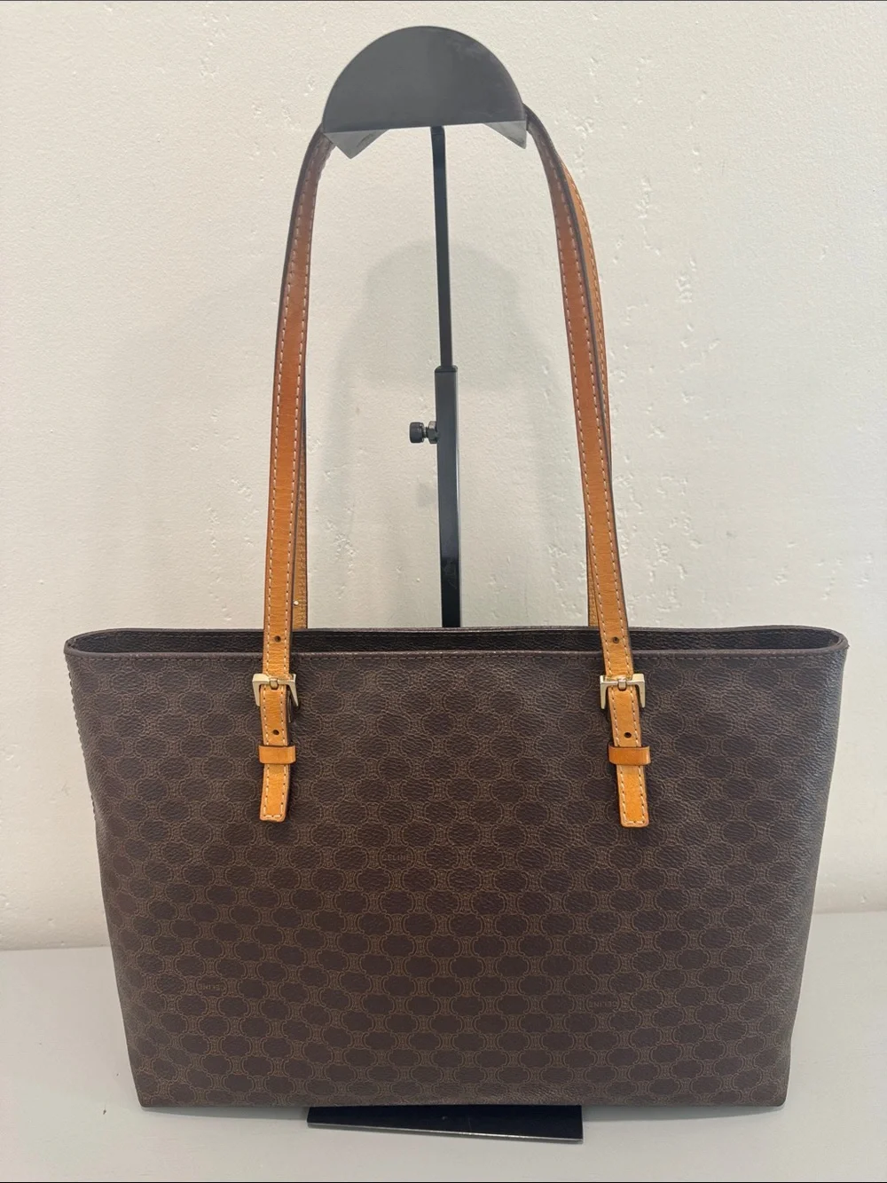 Celine macadem monogram shopper Tote